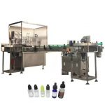 Máquina de recheo automática de líquidos electrónica de 3 quilates para botellas de ámbar 10ml / 30ml
