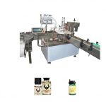 Máquina de recheo de aceite esencial de bebidas / químicos con pantalla táctil en cor