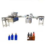 Control de PLC Máquina de recheo de botella de aceite esencial para botella de plástico ou de vidro