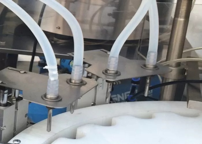 Control de PLC Máquina de recheo de botellas de aceite esencial
