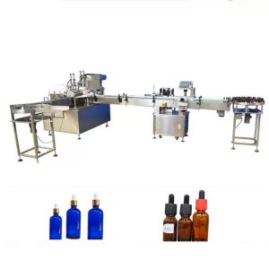 Control de PLC Máquina de recheo de botellas de aceite esencial