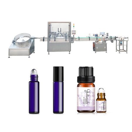 Fábrica de Guangzhou 10ml botella de recheo mini máquina de recheo para o cosmético líquido / aceite / loção / crema / pasta