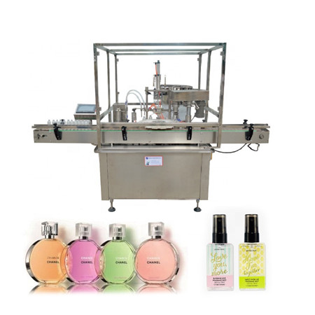 Venda en quente de aceite de perfume Máquina de envasado de botella líquida de recheo / recheo de pomada de fragrancia