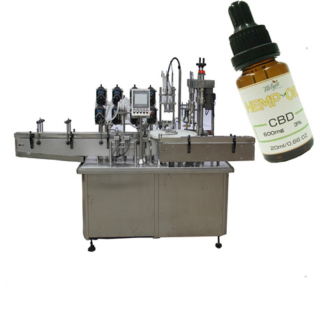 Máquina de recheo de líquido visco semiautomático para frasco