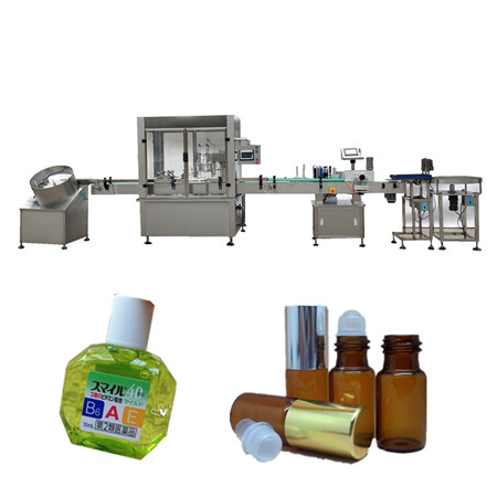 Máquina de recheo e tapado totalmente automática YB-YX4 para máquina de recheo de aceite cbd de perfume de xazmín de 1 oz 2 oz