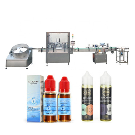 Máquina de recheo de aceite esencial pneumática Máquina de recheo de líquidos electrónicos cosméticos