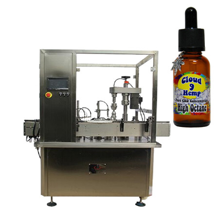 Mini máquina de recheo de líquidos de provedores profesionais de aceite esencial automático