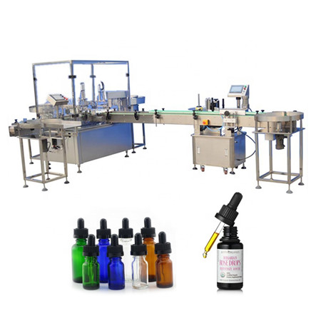 Liña de produción de recheo líquido de zume JB-YG4 250ml máquina de recheo e tapón de botellas de 500 ml de 500 ml de bebida