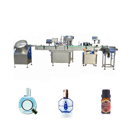Prezo de fábrica Fabricante Proveedor de botella de esmalte de uñas recheo máquina monoblock e mini