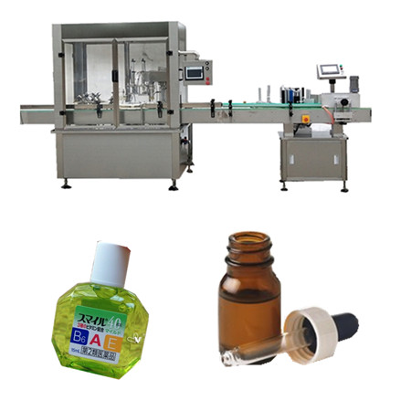 Fabricante de e-líquido da máquina de recheo de frascos de pistón de alta viscosidade