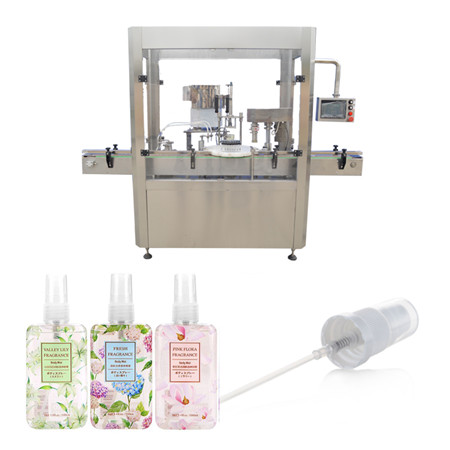 Máquina de recheo de perfume de vidro totalmente automática 10 ml 15 ml 20 ml 30 ml máquina de recheo de botellas de spray