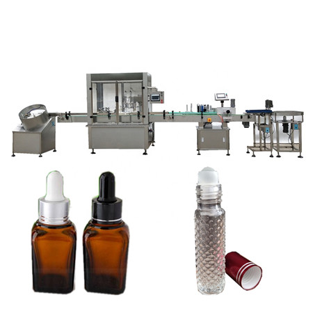 Máquina de recheo de botella de líquido semi-automático e pequena escala