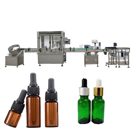 GFK160 Aceite de auga Láctea Perfume Vial Recheo CNC Máquina de recheo de líquidos Auga mineral Máquina de recheo automática 1,5 litros de drin