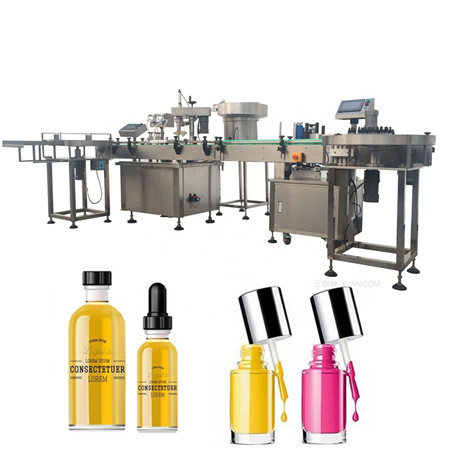Alta velocidade totalmente automática de aceite esencial de botella de perfume pequena máquina de recheo cosmética de fábrica de Shanghai