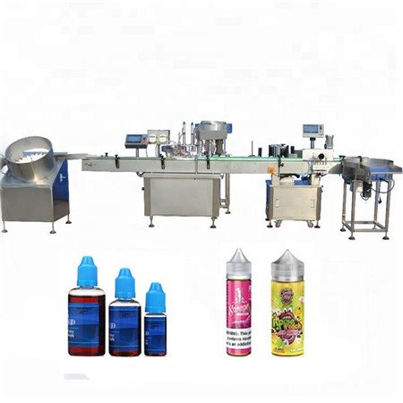 Máquina de recheo e tapado automático de botellas contagotas de aceite esencial de CBD de 15 ML e 30 ML