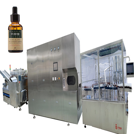 Máquina automática de recheo de aceites esenciais Liña de recheo de botellas de vidro líquido e máquina de tapado Liña de recheo de spray de perfume