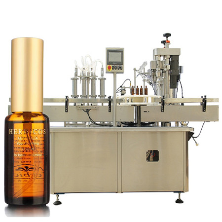 Máquina de recheo de líquidos semiautomáticos de pequena escala de pequenas dimensións Neumática de 10 ml de perfume de botella de perfume
