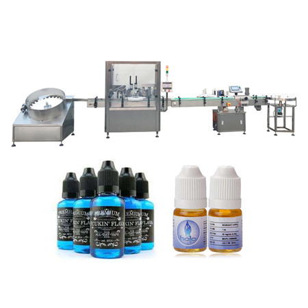 Máquina de recheo de aceite líquido de botellas pequenas neumáticas semiautomáticas e recheo de aceite de loción