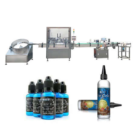 EMBALAXE KA Máquina de recheo de líquidos de botella de inxección de alta calidade
