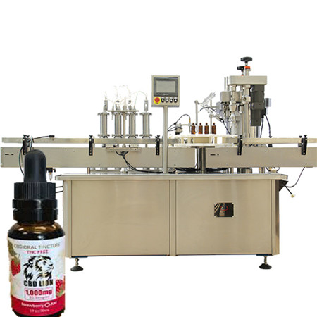 Máquina de recheo e tapado de aceite cosmético 0,5 oz 15 ml Máquina de envasado de esmalte de uñas con 30 BPM