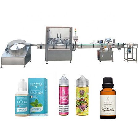 Máquina de recheo de botellas de aceite esencial de perfume de escritorio