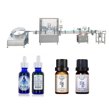 Máquina automática de recheo de líquidos de solución oral automática, botella de vidro de alcol, botella de enchido e máquina de tapón 4000BPH