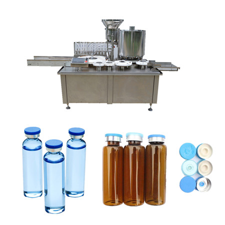 Fabricantes de máquinas de tapado de recheo de botellas de aceites esenciais de 10 ml, 15 ml, 30 ml e 50 ml para máquinas de embotellado de frascos