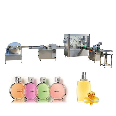 Máquina de recheo automática de botella de vidro 30 ml personalizada de fábrica, máquina de recheo de botella de aceite esencial