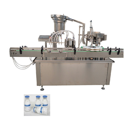 Máquina de recheo de botella de líquido semi-automático e pequena escala